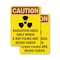 Signmission Radiation & Laser Sign, 7 in H x 5 in W, Vinyl Decal, Rectangle OS-2PACK-CR-D-57-V-10253 - alternate 1
